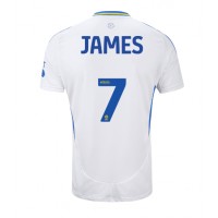 Maglia Calcio Leeds United Daniel James #7 Prima Divisa 2024-25 Manica Corta